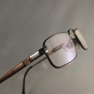 Fashion Frames Lookover 4010 Eyeglasses Frame Brown Copper Metal 50-22-135 Italy